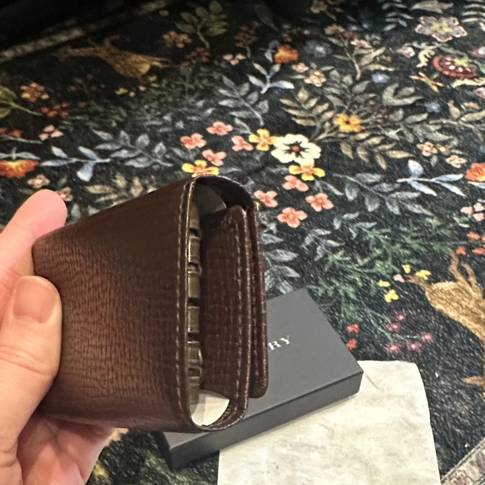 NWOT Vintage Burberry London key and card holder